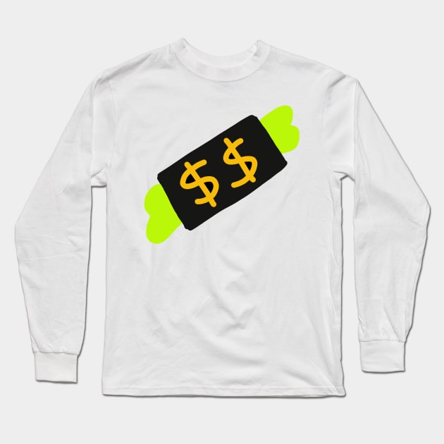 dollar design Long Sleeve T-Shirt by creatilory